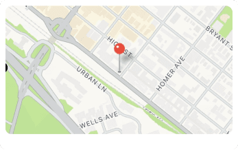 Pickup point on map